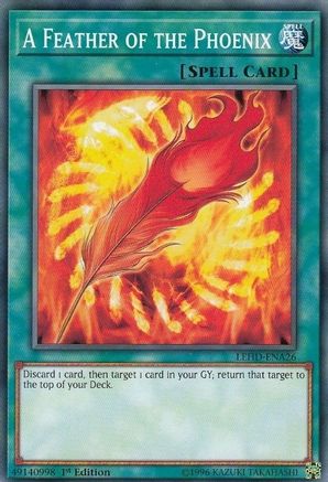 A Feather of the Phoenix [LEHD-ENA26] Common - Yu-Gi-Oh! - Card Brawlers | Quebec | Canada |