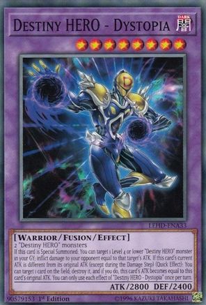 Destiny Hero - Dystopia [LEHD-ENA33] Common - Yu-Gi-Oh! - Card Brawlers | Quebec | Canada |