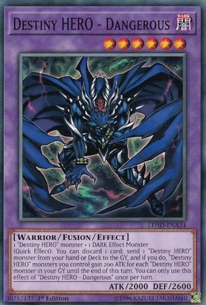 Destiny Hero - Dangerous [LEHD-ENA34] Common - Yu-Gi-Oh! - Card Brawlers | Quebec | Canada |