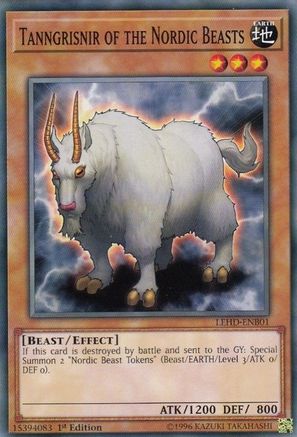 Tanngrisnir of the Nordic Beasts [LEHD-ENB01] Common - Yu-Gi-Oh! - Card Brawlers | Quebec | Canada |