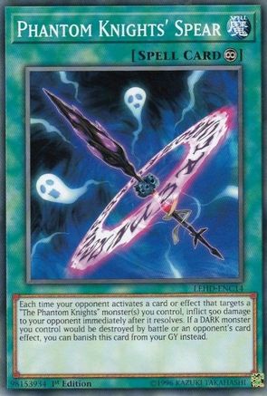 Phantom Knights' Spear [LEHD-ENC14] Common - Yu-Gi-Oh! - Card Brawlers | Quebec | Canada |