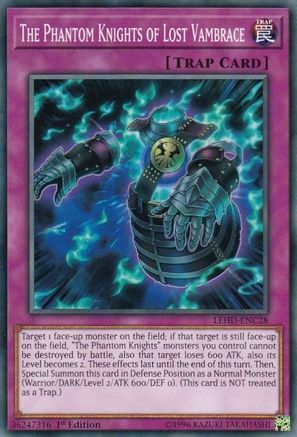 The Phantom Knights of Lost Vambrace [LEHD-ENC28] Common - Yu-Gi-Oh! - Card Brawlers | Quebec | Canada |