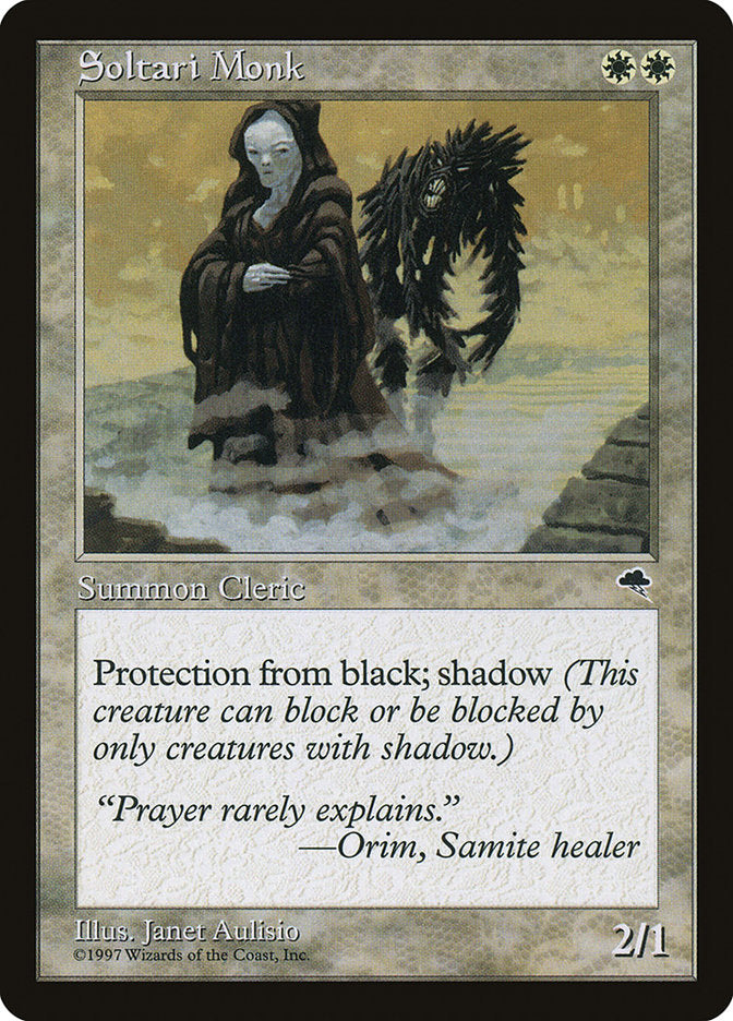Soltari Monk [Tempest] - Magic: The Gathering - Card Brawlers | Quebec | Canada |