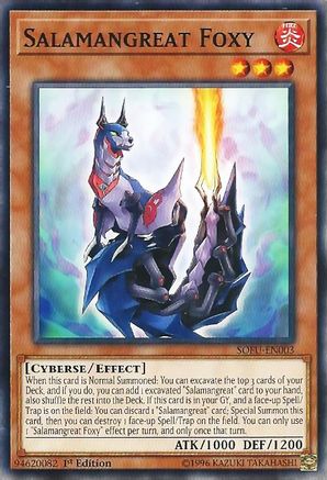Salamangreat Foxy [SOFU-EN003] Common - Yu-Gi-Oh! - Card Brawlers | Quebec | Canada |