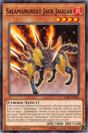 Salamangreat Jack Jaguar [SOFU-EN005] Common - Yu-Gi-Oh! - Card Brawlers | Quebec | Canada |