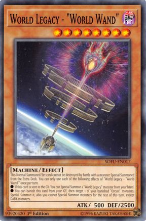 World Legacy - "World Wand" [SOFU-EN017] Common - Yu-Gi-Oh! - Card Brawlers | Quebec | Canada |