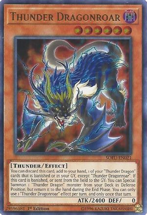 Thunder Dragonroar [SOFU-EN021] Ultra Rare - Yu-Gi-Oh! - Card Brawlers | Quebec | Canada |