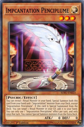 Impcantation Penciplume [SOFU-EN023] Common - Yu-Gi-Oh! - Card Brawlers | Quebec | Canada |