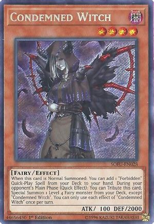 Condemned Witch [SOFU-EN028] Secret Rare - Yu-Gi-Oh! - Card Brawlers | Quebec | Canada |