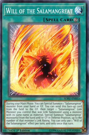 Will of the Salamangreat [SOFU-EN053] Common - Yu-Gi-Oh! - Card Brawlers | Quebec | Canada |