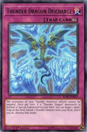 Thunder Dragon Discharge [SOFU-EN073] Rare - Yu-Gi-Oh! - Card Brawlers | Quebec | Canada |
