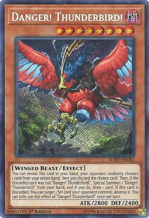 Danger! Thunderbird! [SOFU-EN082] Secret Rare - Yu-Gi-Oh! - Card Brawlers | Quebec | Canada |