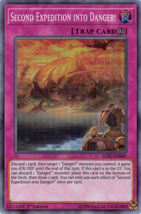 Second Expedition into Danger! [SOFU-EN087] Super Rare - Yu-Gi-Oh! - Card Brawlers | Quebec | Canada |