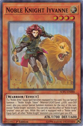 Noble Knight Iyvanne [SOFU-EN088] Super Rare - Yu-Gi-Oh! - Card Brawlers | Quebec | Canada |