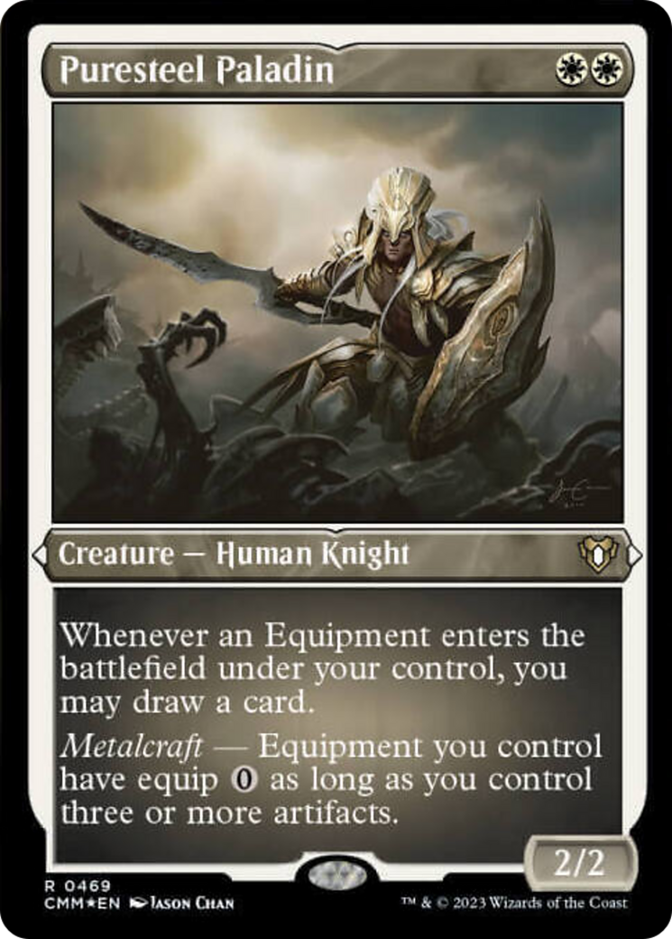 Puresteel Paladin (Foil Etched) [Commander Masters] - Magic: The Gathering - Card Brawlers | Quebec | Canada |