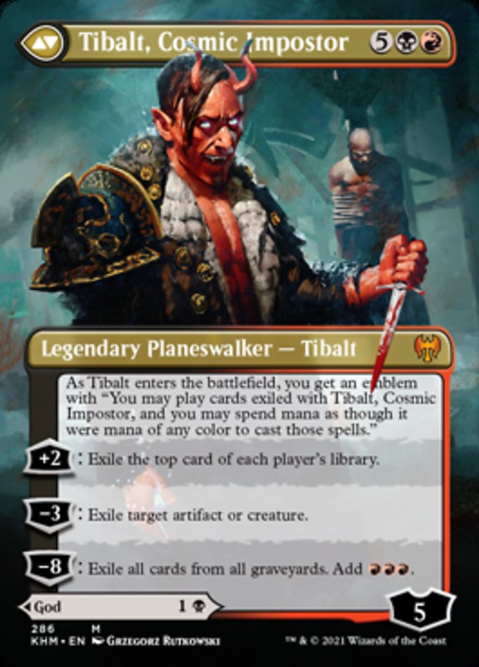 Valki, God of Lies // Tibalt, Cosmic Impostor (Borderless) [Kaldheim] - Magic: The Gathering - Card Brawlers | Quebec | Canada |