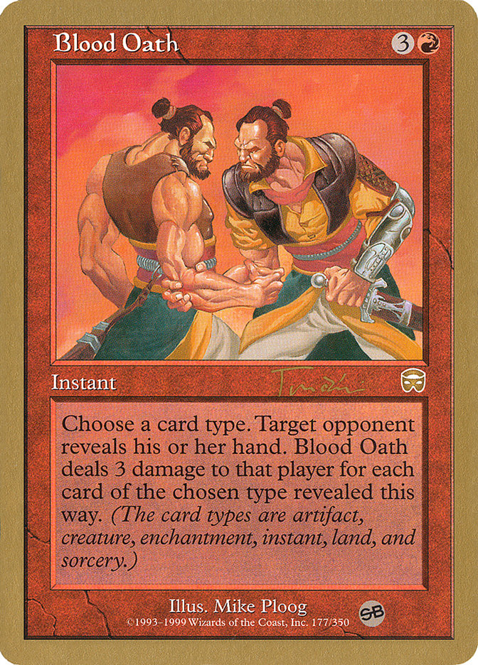 Blood Oath (Jan Tomcani) (SB) [World Championship Decks 2001] - Magic: The Gathering - Card Brawlers | Quebec | Canada |