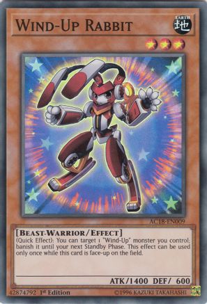 Wind-Up Rabbit [AC18-EN009] Super Rare - Yu-Gi-Oh! - Card Brawlers | Quebec | Canada |