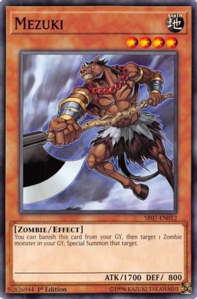 Mezuki [SR07-EN012] Common - Yu-Gi-Oh! - Card Brawlers | Quebec | Canada |