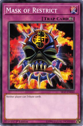 Mask of Restrict [SR07-EN040] Common - Yu-Gi-Oh! - Card Brawlers | Quebec | Canada |