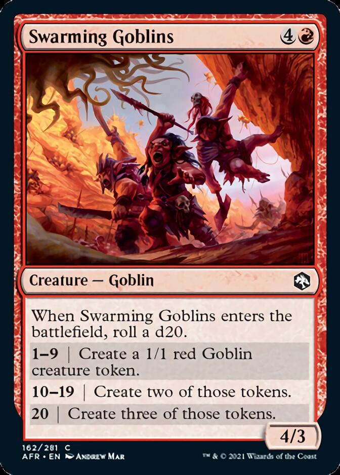 Swarming Goblins [Dungeons & Dragons: Adventures in the Forgotten Realms] - Magic: The Gathering - Card Brawlers | Quebec | Canada |