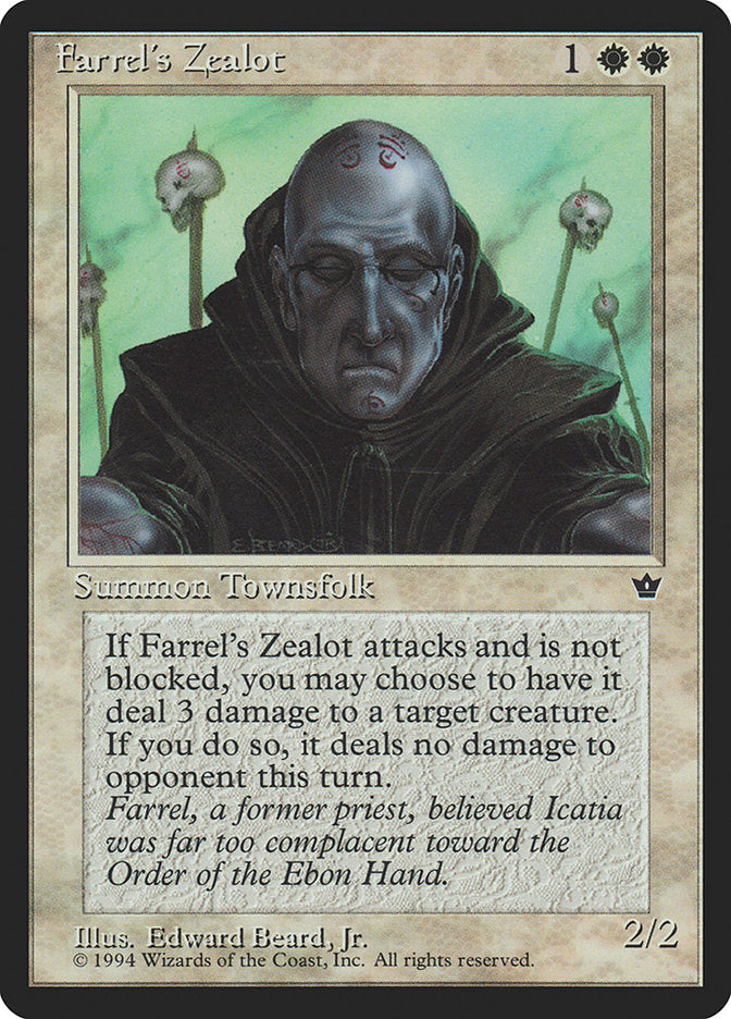 Farrel's Zealot (Edward P. Beard, Jr.) [Fallen Empires] - Magic: The Gathering - Card Brawlers | Quebec | Canada |