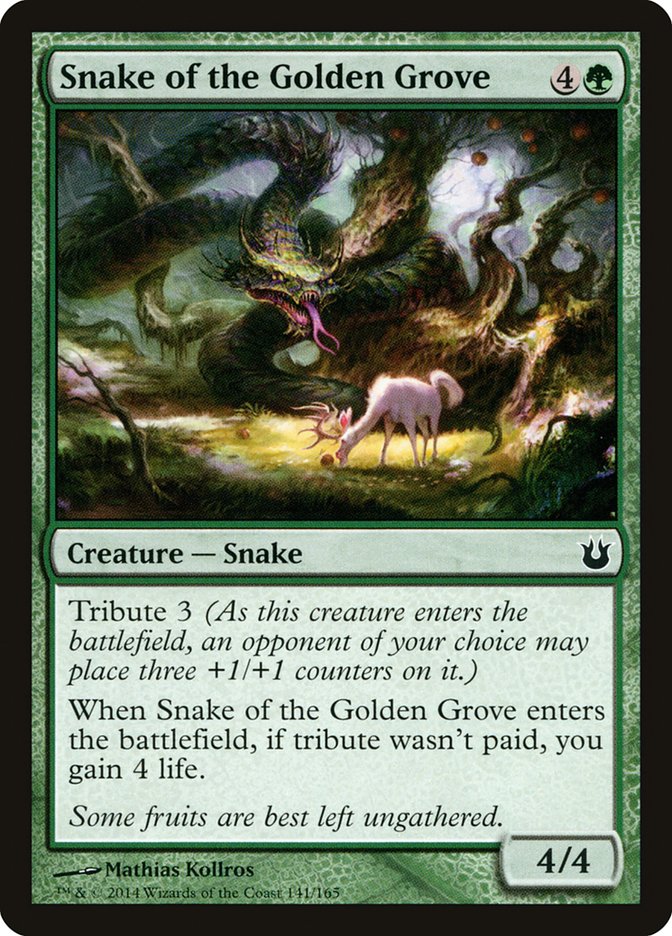 Snake of the Golden Grove [Born of the Gods] - Magic: The Gathering - Card Brawlers | Quebec | Canada |