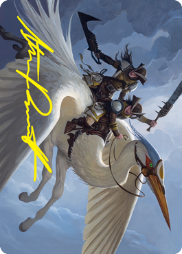 Gryffwing Cavalry Art Card (Gold-Stamped Signature) [Innistrad: Crimson Vow Art Series] - Magic: The Gathering - Card Brawlers | Quebec | Canada |