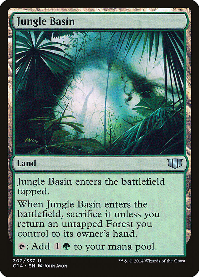 Jungle Basin [Commander 2014] - Magic: The Gathering - Card Brawlers | Quebec | Canada |