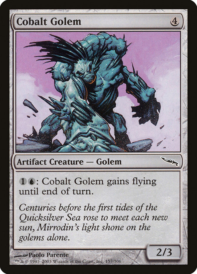 Cobalt Golem [Mirrodin] - Magic: The Gathering - Card Brawlers | Quebec | Canada |