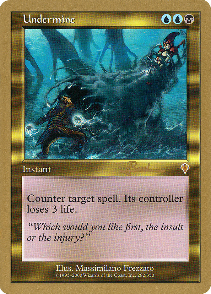 Undermine (Antoine Ruel) [World Championship Decks 2001] - Magic: The Gathering - Card Brawlers | Quebec | Canada |