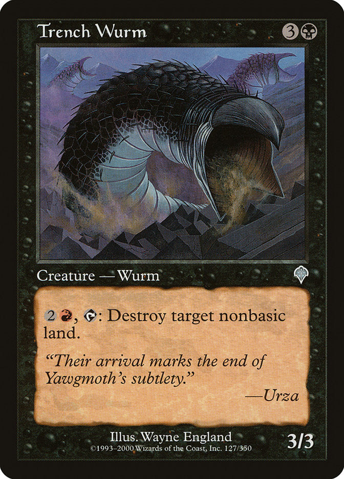 Trench Wurm [Invasion] - Magic: The Gathering - Card Brawlers | Quebec | Canada |
