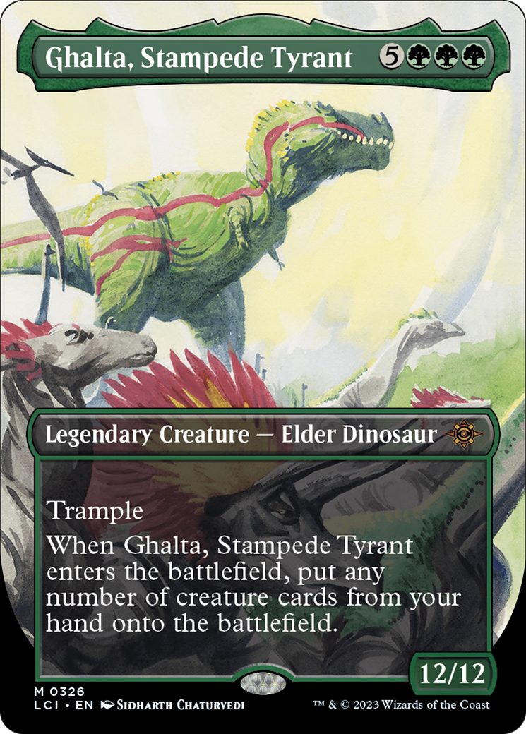 Ghalta, Stampede Tyrant (Borderless) [The Lost Caverns of Ixalan] - Magic: The Gathering - Card Brawlers | Quebec | Canada |