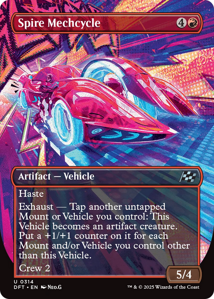 Spire Mechcycle (Borderless) [Aetherdrift] - Magic: The Gathering - Card Brawlers | Quebec | Canada |