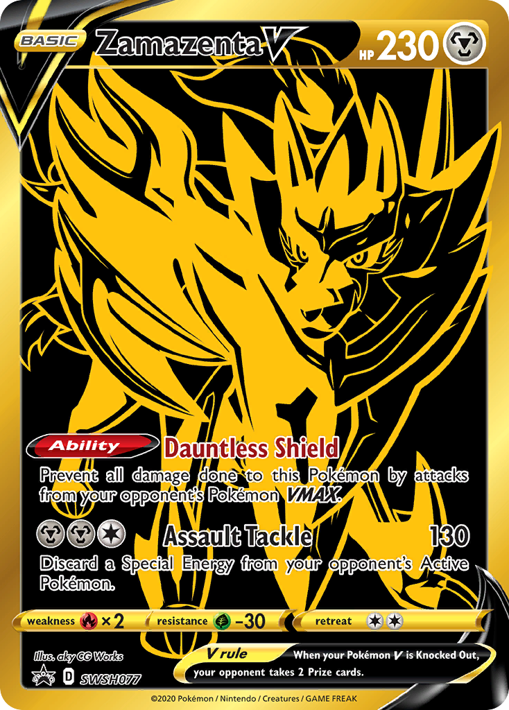 Zamazenta V (SWSH077) [Sword & Shield: Black Star Promos] - Pokémon - Card Brawlers | Quebec | Canada |