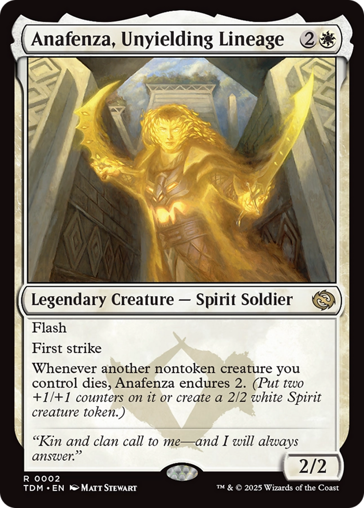 Anafenza, Unyielding Lineage [Tarkir: Dragonstorm] - Magic: The Gathering - Card Brawlers | Quebec | Canada |