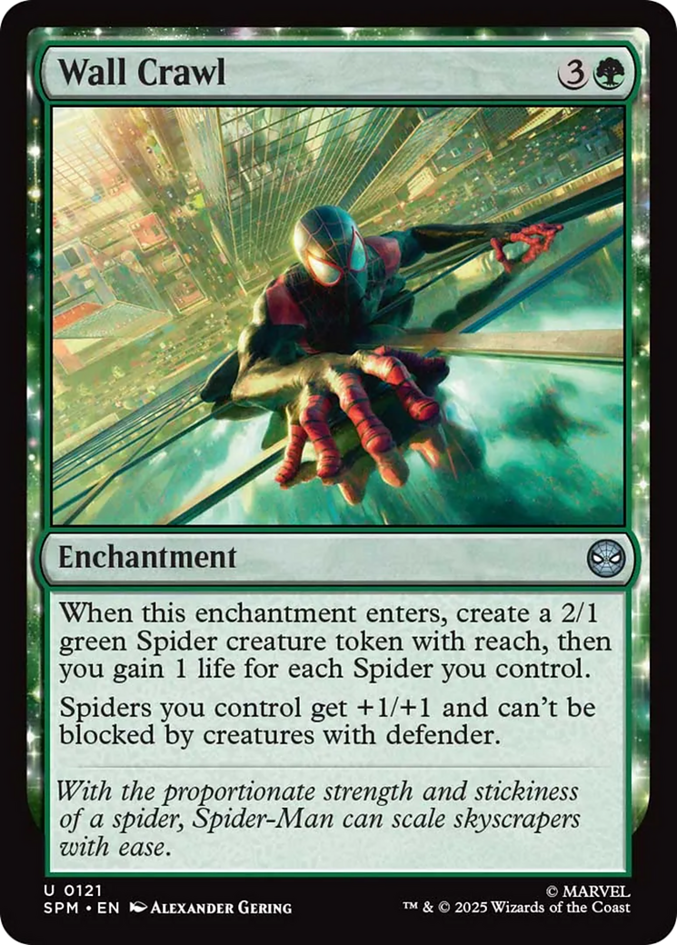 Wall Crawl [Marvel's Spider-Man] - Magic: The Gathering - Card Brawlers | Quebec | Canada |