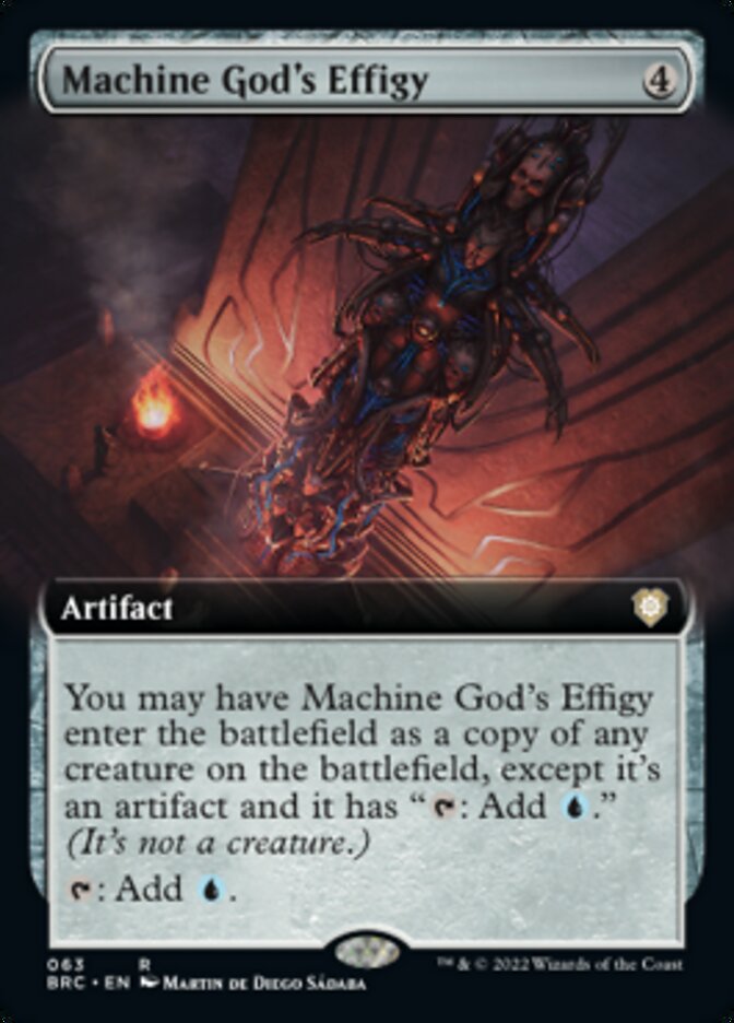 Machine God's Effigy (Extended Art) [The Brothers' War Commander] - Magic: The Gathering - Card Brawlers | Quebec | Canada |