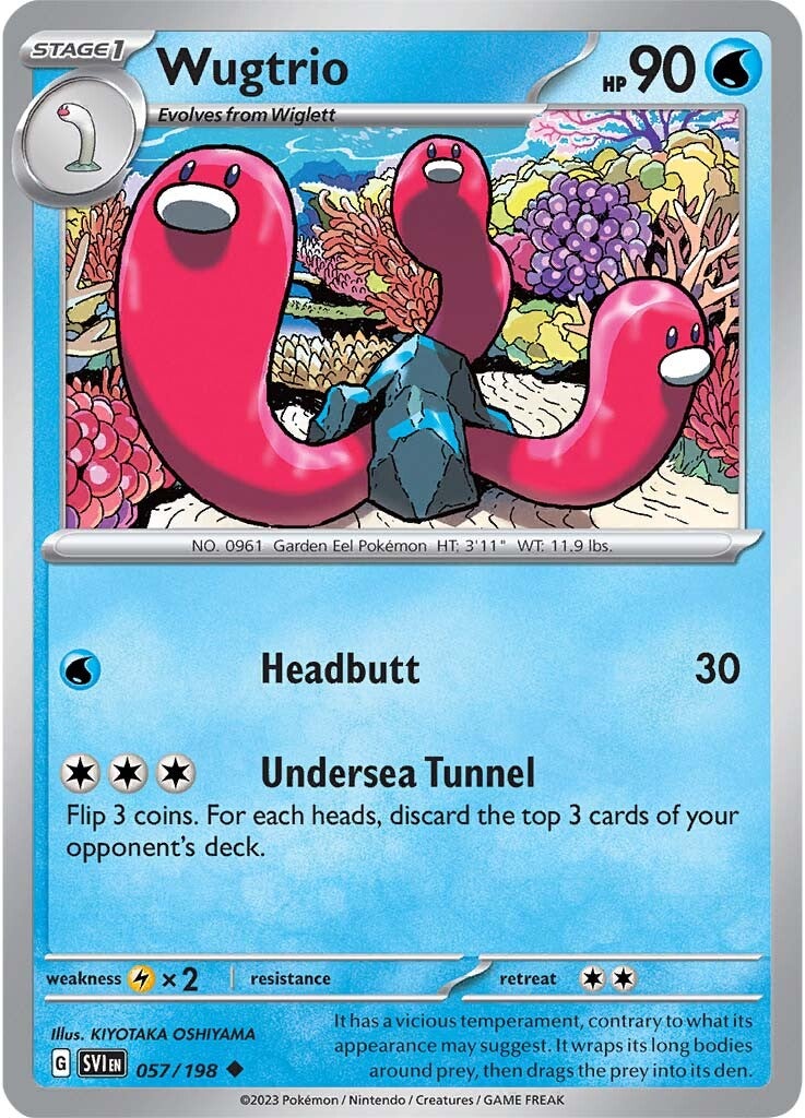 Wugtrio (057/198) [Scarlet & Violet: Base Set] - Pokémon - Card Brawlers | Quebec | Canada |