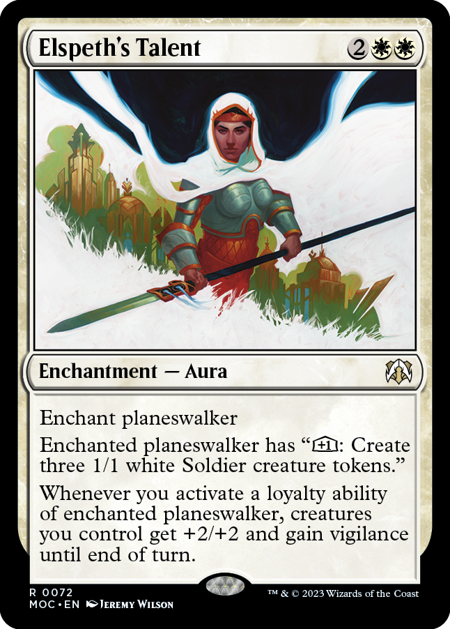 Elspeth's Talent [March of the Machine Commander] - Magic: The Gathering - Card Brawlers | Quebec | Canada |