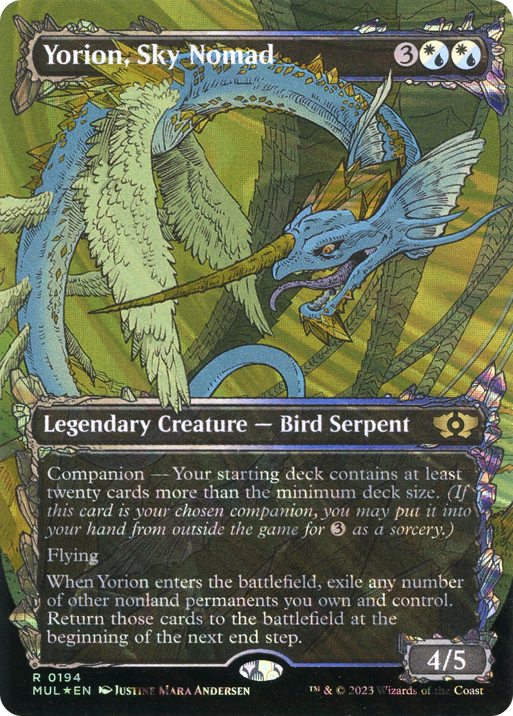 Yorion, Sky Nomad (Halo Foil) [Multiverse Legends] - Magic: The Gathering - Card Brawlers | Quebec | Canada |