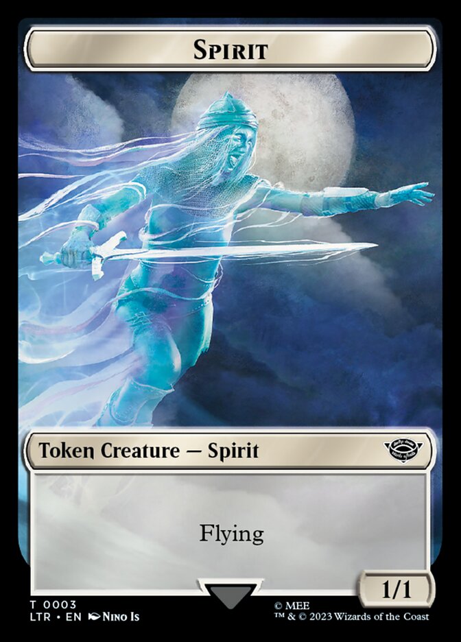 Spirit Token [The Lord of the Rings: Tales of Middle-Earth Tokens] - Magic: The Gathering - Card Brawlers | Quebec | Canada |