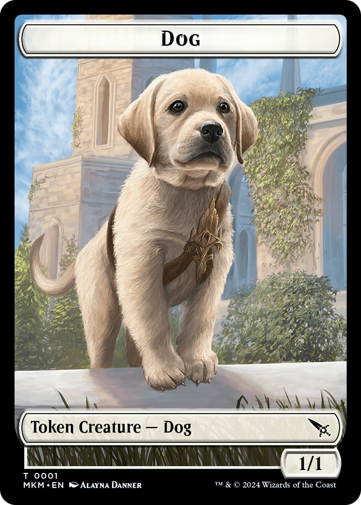 Thopter (0020) // Dog Double-Sided Token [Murders at Karlov Manor Tokens] - Magic: The Gathering - Card Brawlers | Quebec | Canada |