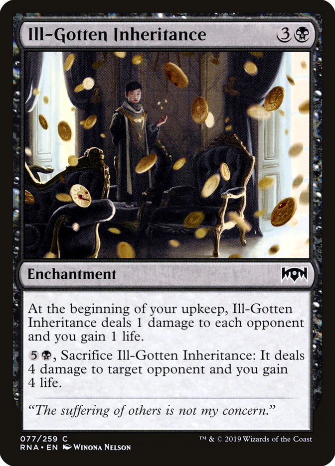 Ill-Gotten Inheritance [Ravnica Allegiance] - Magic: The Gathering - Card Brawlers | Quebec | Canada |