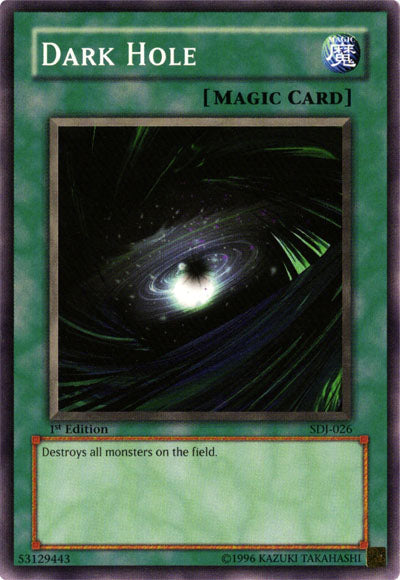 Dark Hole [SDJ-026] Common - Yu-Gi-Oh! - Card Brawlers | Quebec | Canada |
