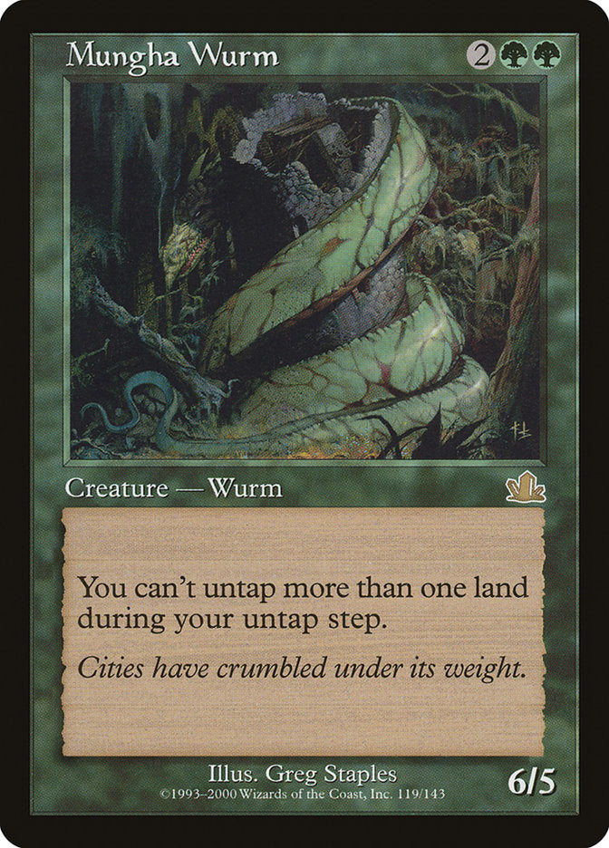 Mungha Wurm [Prophecy] - Magic: The Gathering - Card Brawlers | Quebec | Canada |