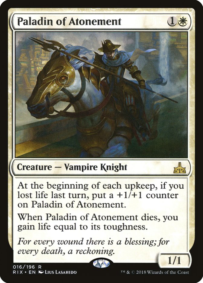 Paladin of Atonement [Rivals of Ixalan] - Magic: The Gathering - Card Brawlers | Quebec | Canada |