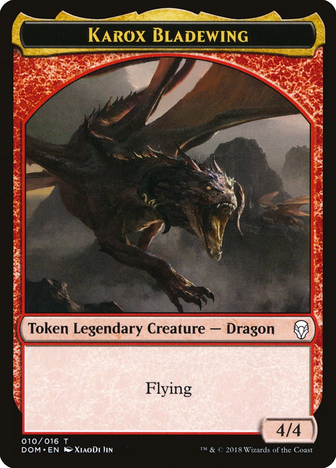 Karox Bladewing Token [Dominaria Tokens] - Magic: The Gathering - Card Brawlers | Quebec | Canada |