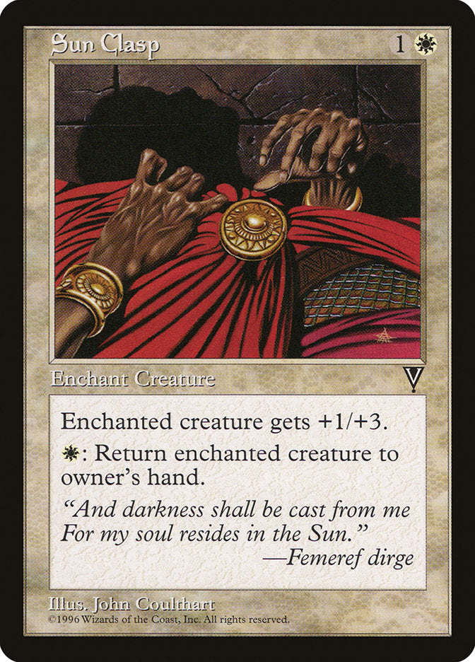 Sun Clasp [Visions] - Magic: The Gathering - Card Brawlers | Quebec | Canada |