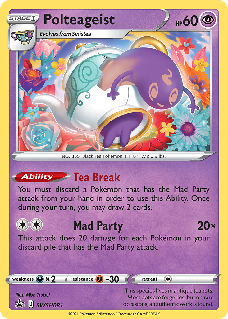 Polteageist (SWSH081) [Sword & Shield: Black Star Promos] - Pokémon - Card Brawlers | Quebec | Canada |